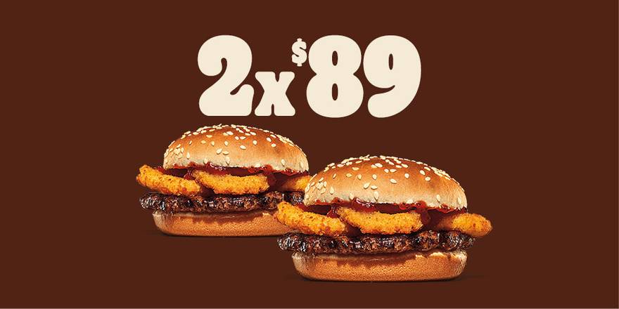 2 Rodeo Burger a precio especial