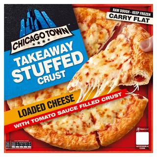 Chicago Town Takeaway Stuffed Crust Cheese Large Pizza 630g