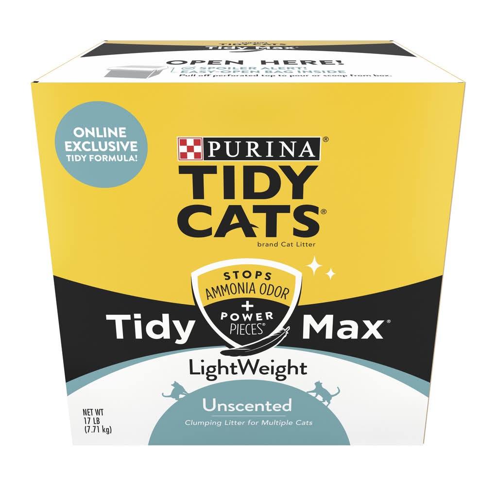 Purina Tidy Cats Max Lightweight Unscented Cat Litter (17 lbs)