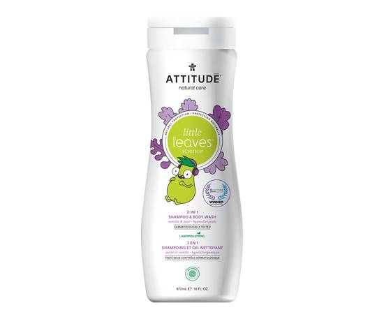 Attitude shampoing et gel nettoyant 2-en-1 (473 ml, poire et vanille) - 2-in-1 shampoo and body wash (473 ml, vanilla & pear)