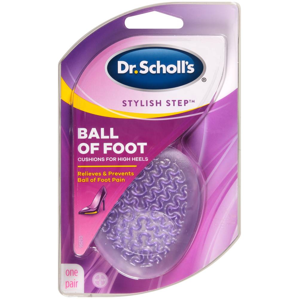 Dr. Scholl's Stylish Step Ball of Foot Cushion for High Heels, 1 pair