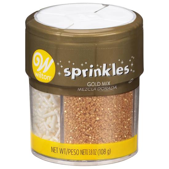 Wilton Pearl White Gold Sprinkles (3.8 oz)