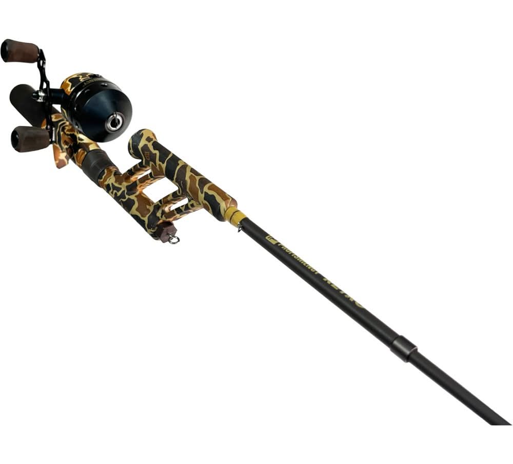 Pro FISHiency Retro Pocket 30 in L Freshwater Spincast Rod and Reel Combo, Micro