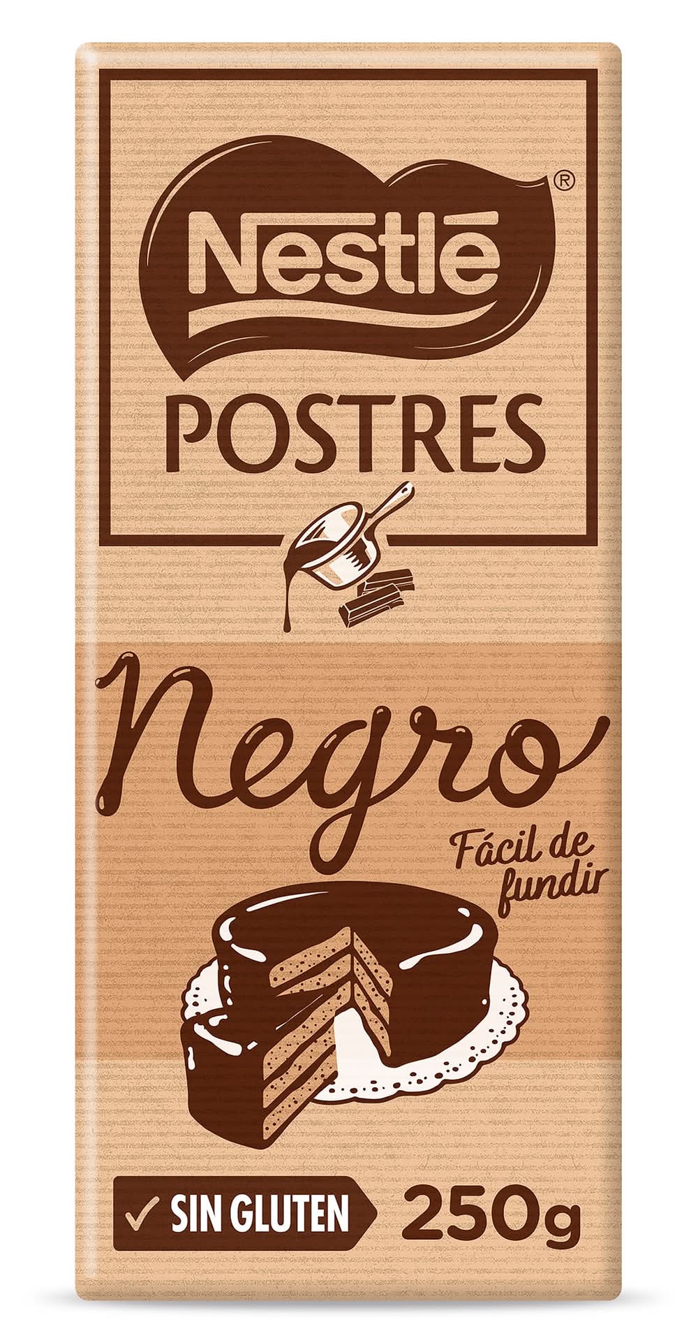 Chocolate Negro Fondant Para Postres Nestlé 200 G