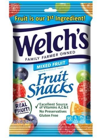Welch's Fruit Snacks, Mixed Fruit (5 oz)
