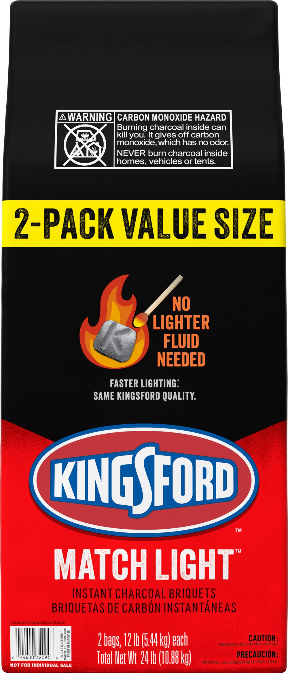 Kingsford Match Light Instant Charcoal Briquets Value pack (2 pack)