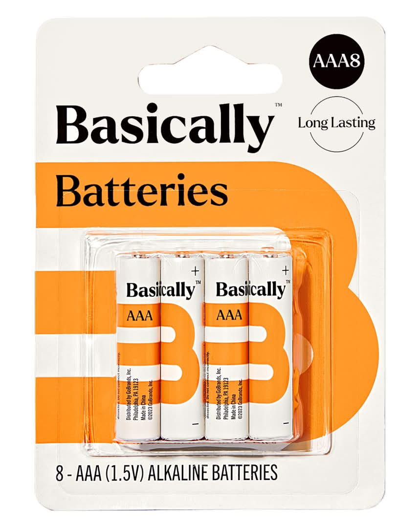 Basically Aaa Alkaline Batteries (8 ct)