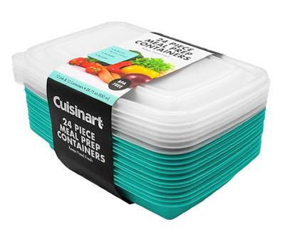 Teal Meal Prep Containers, 12-Pack