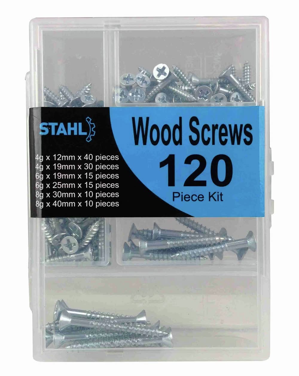 STAHL Handy Kit Wood Screws 120pce