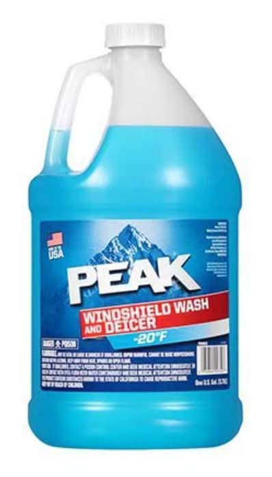 Peak Windshield Washer With Deicer Gallon