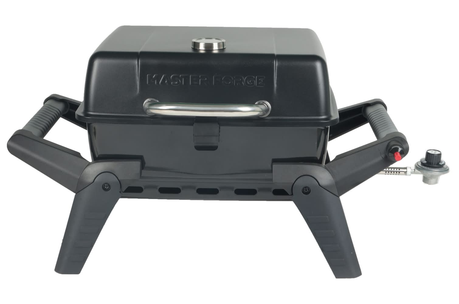 Master Forge Small 250-Sq. in Black Portable Grill