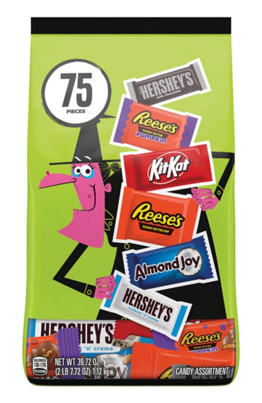 Hershey's Assorted Chocolates Witch Variety Mix - 75 Pieces (39.43 oz)
