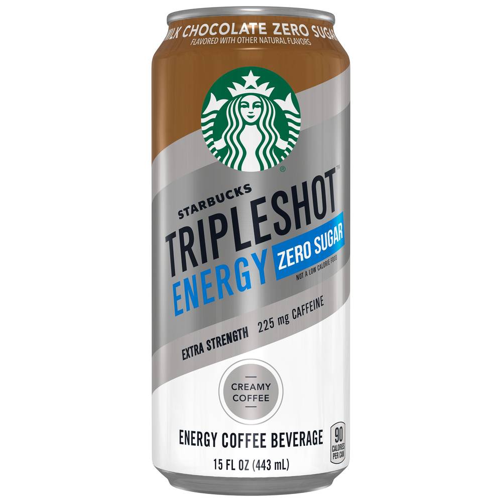 Starbucks Tripleshot Zero Sugar Energy Coffee (15 fl oz) (creamy-milk chocolate )