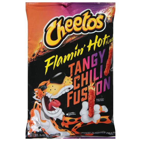 Cheetos Tangy Chili Fusion (flamin' hot-cheese)