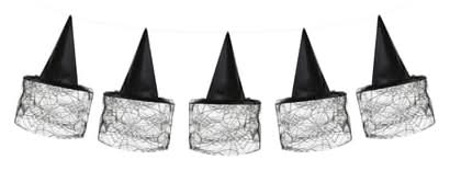 Halloween Witch Hats 5-Pack