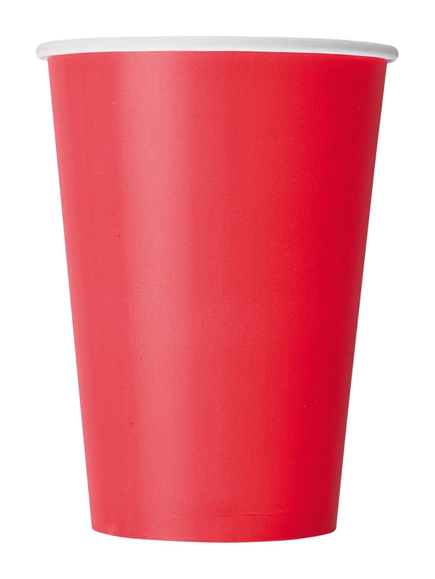 321 Party! 12 Oz Red Paper Cups 10 Ct