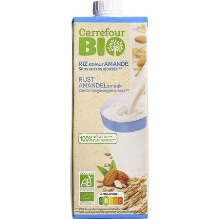 Carrefour Bio - Boisson végétale riz saveur amande sas (1 L)