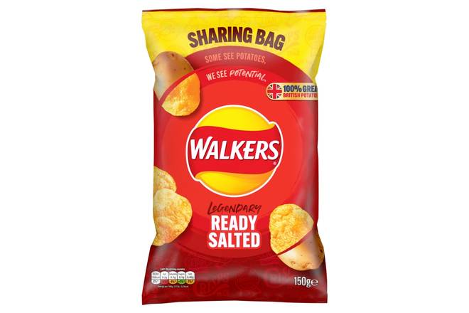 Walkers Ready Salted Share Bag 150g