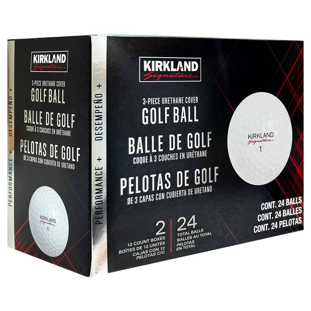 Kirkland Signature 3-Piece Golf Ball Performance Plus, 2-dozen White