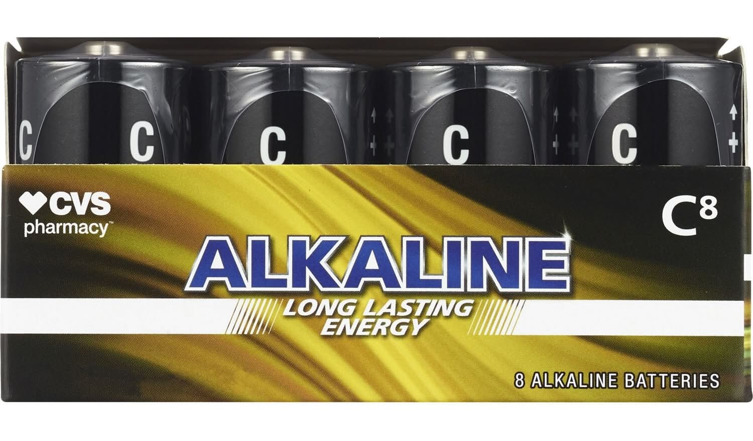 CVS Pharmacy C Alkaline Batteries (8 ct)