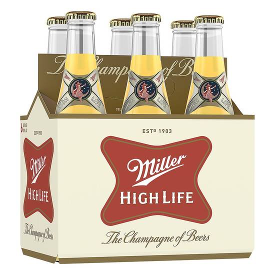 Miller · Domestic High Life Beer (6 x 12 fl oz)