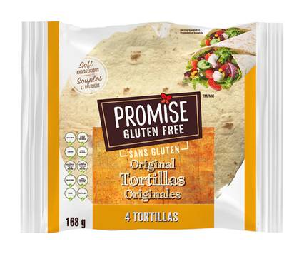 Promise gluten free tortillas originales (4 unités) - promise gluten free original tortillas (168 g, 4 ct)