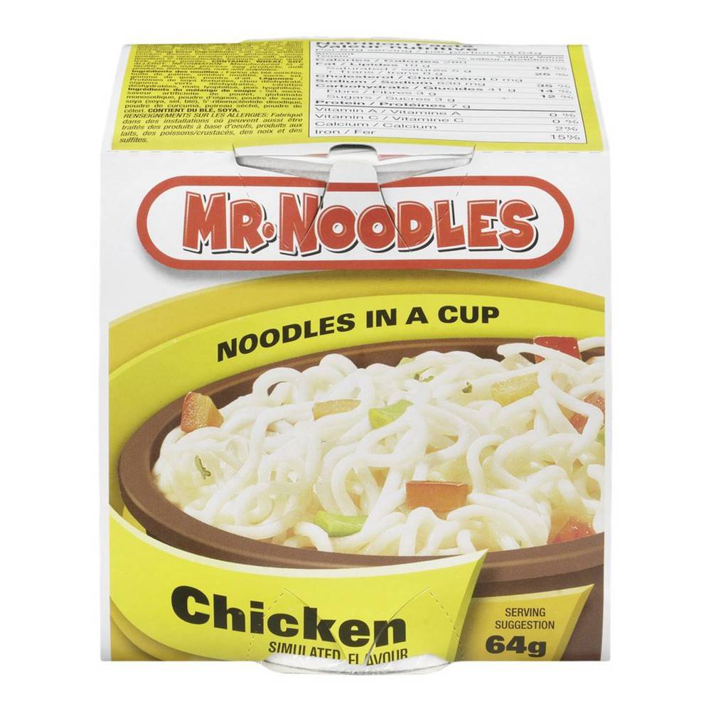 Mr. Noodles Noodles in a Cup, Chicken (64 g)