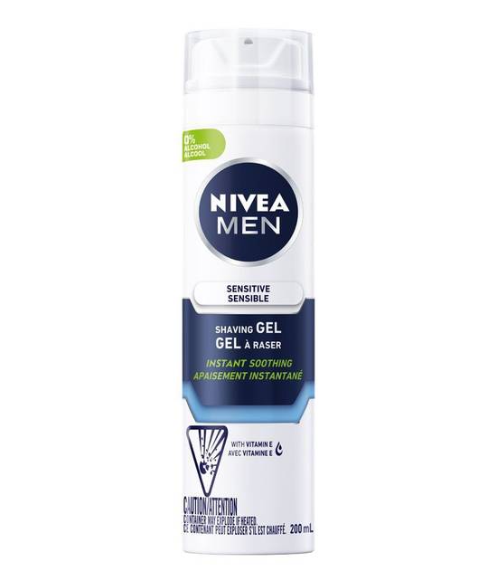 Nivea Men Sensitive Skin Shaving Gel (198 g)