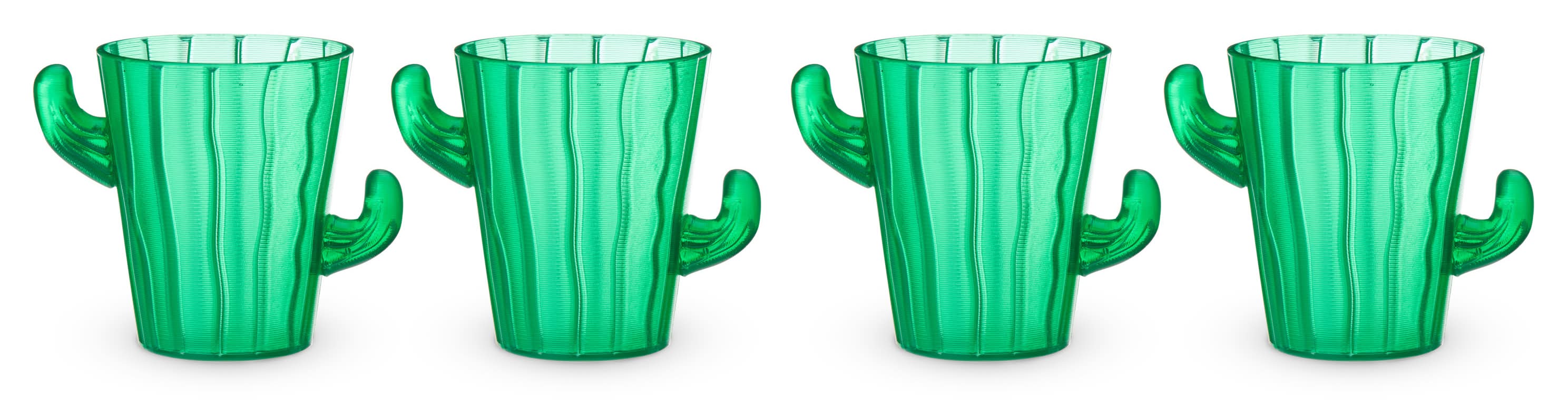 TrueZoo Cactus Shot Glass Set (4 pack)