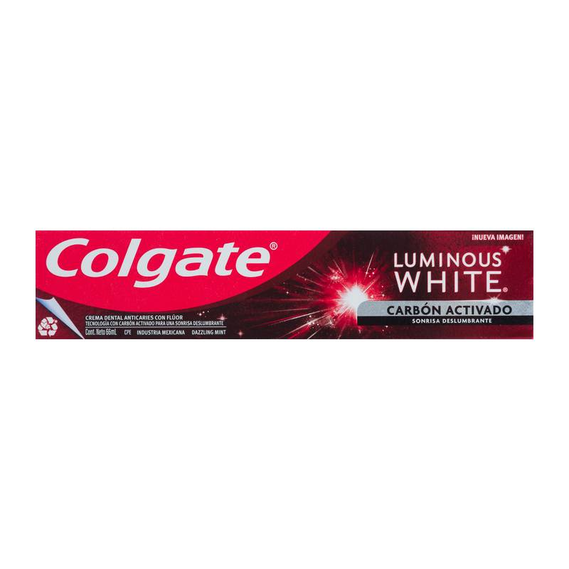 Colgate crema dental carbón activado (tubo 66 ml)