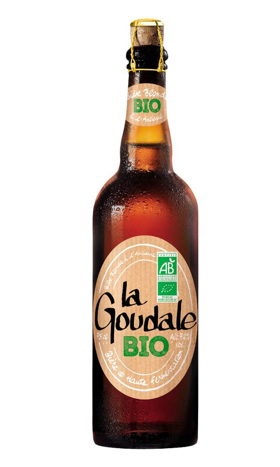 La Goudale - Bio bière blonde à l'ancienne (750 ml)