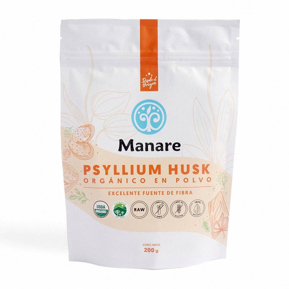 Manare psyllium orgánico (200 g)