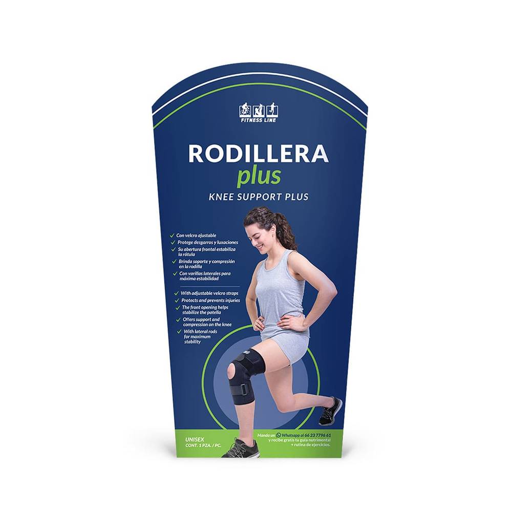 Fitness line rodillera plus (m)