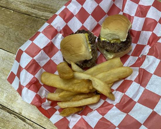 Order Kids 2 Mini Burgers food online from Lindburgers store, Jupiter on bringmethat.com