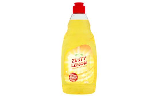 Asda Zesty Lemon Washing Up Liquid 500ml