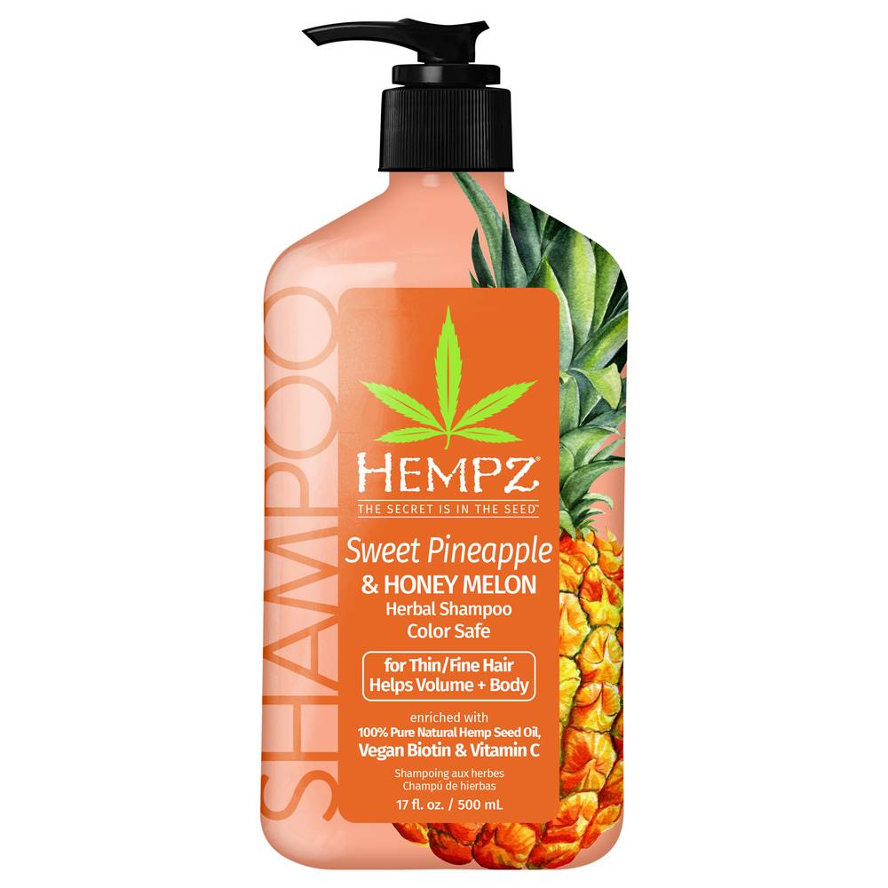 Hempz Herbal Shampoo, Sweet Pineapple-Honey Melon (17 fl oz)