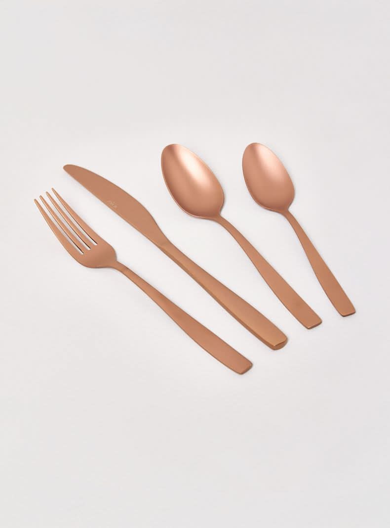 Alaniz home Set 24 Cubiertos Tribal único color