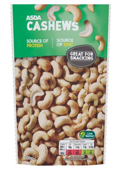 ASDA Cashews (200g)
