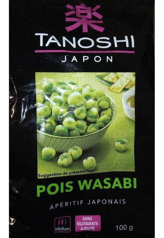 Tanoshi pois au wasabi pour apéritif