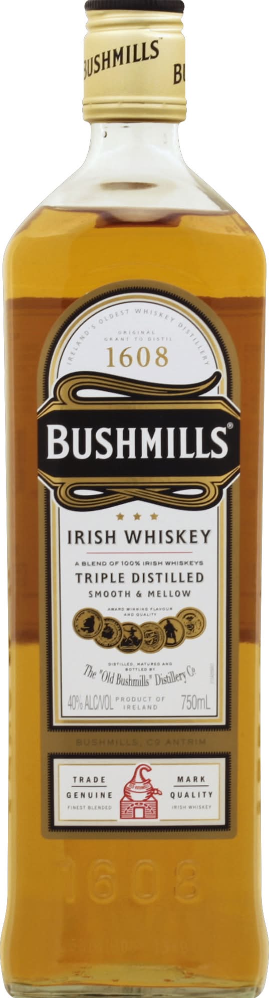 Bushmills Irish Whiskey (750 ml)