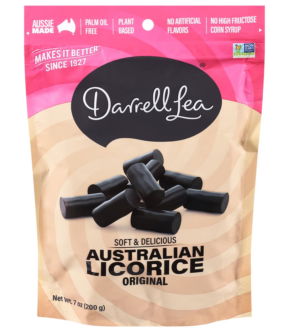Darrell Lea Soft Original Flavor Australian Licorice (7 oz)