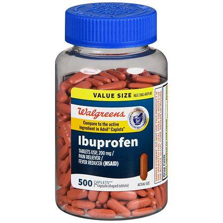 Walgreens Ibuprofen Pain Reliever/Fever Reducer Tablets 200 mg
