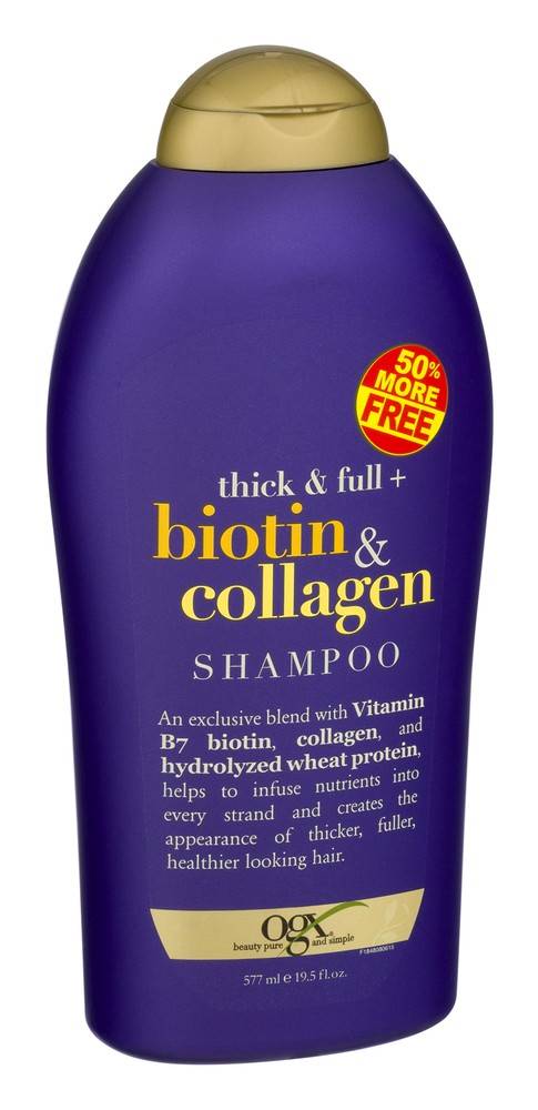 OGX Thick & Full + Biotin & Collagen Shampoo (19.5 fl oz)