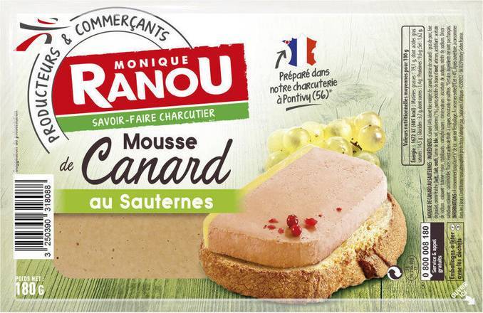 Mousse de canard au sauternes - monique ranou - 180g