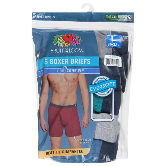 Fruit Of the Loom Tag-Free 36-38 Inches Boxer Briefs (large)