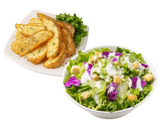 ポテサラ（ポテトフライ&シーザーサラダ） Pote-Sara (Potato & Caesar Salad)