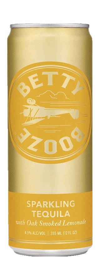 Betty Booze Sparkling Tequila with Oak Smoked Lemonade 4x355ml Cans