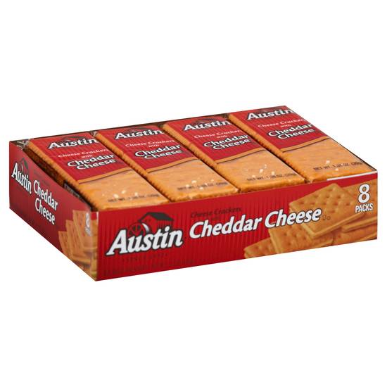 Austin Cheddar Cheese Sandwich Snack Cracker (8 ct)