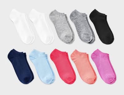 Dealworthy Low Cut Socks, Women, 4-10, Assorted