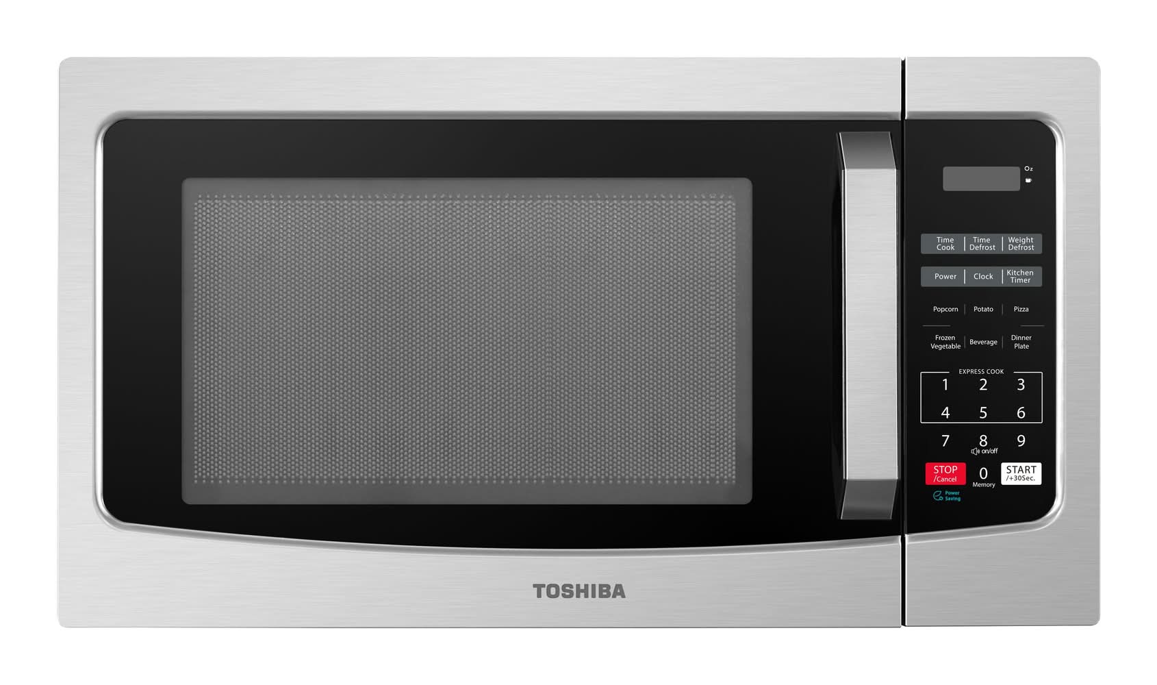 Toshiba 1.1-cu ft 1000 -Watt Countertop Microwave ( Stainless Steel )